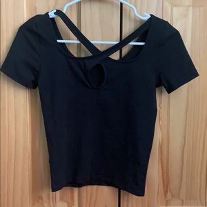 Aeropostale Cross Back Crop top